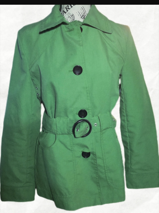 Banana Republic Jackets & Blazers - Green Women's Belted Trench Coat